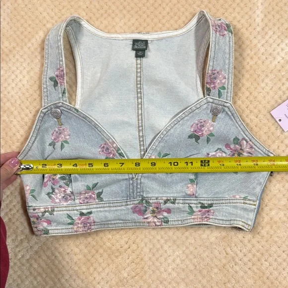 Wild Fable Green Fitted Crop Tank Top - Picture 7 of 8